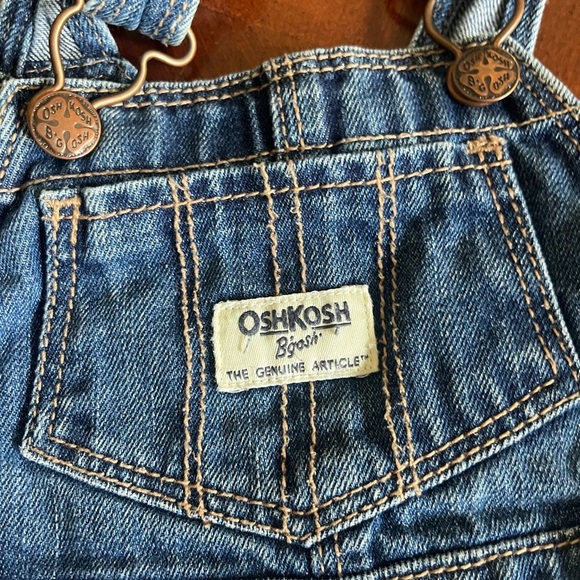 Oshkosh Girls Denim Dress Ballerina Tulle Skirt 18 Months - Picture 3 of 8